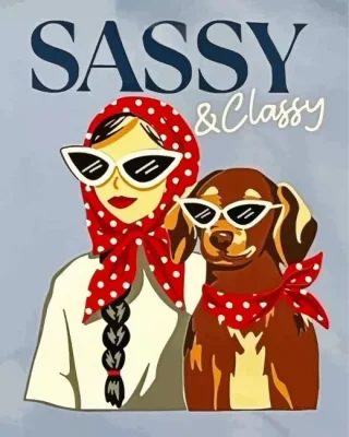 Sassy And Classy Paint By Numbers
