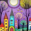Whimsical Houses Paint By Numbers