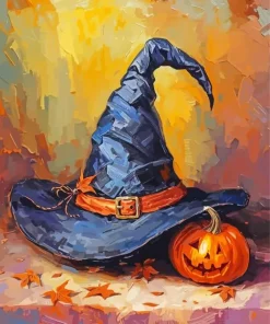 Witch Hat Paint By Numbers
