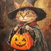 Witch Cat Paint By Numbers