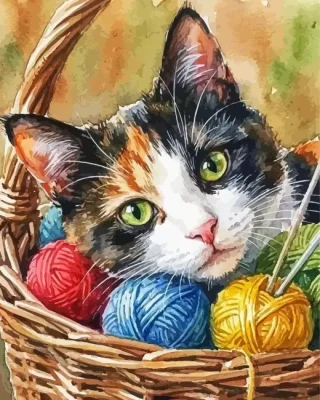 Adorable Cat Paint By Numbers
