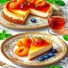 Fruit Cheesecake Paint By Numbers