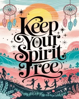 keep your spirit free paint by number