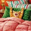 Sleepy Cat Paint By Numbers