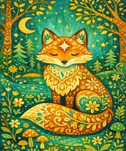 Whimsical Fox Paint By Numbers