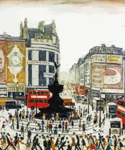 Piccadilly Circus London LS Paint By Numbers