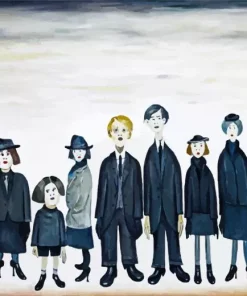 The funeral Ls lowry paint by numbers