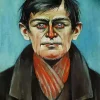 Head of a Man With Red Eyes Paint By Numbers