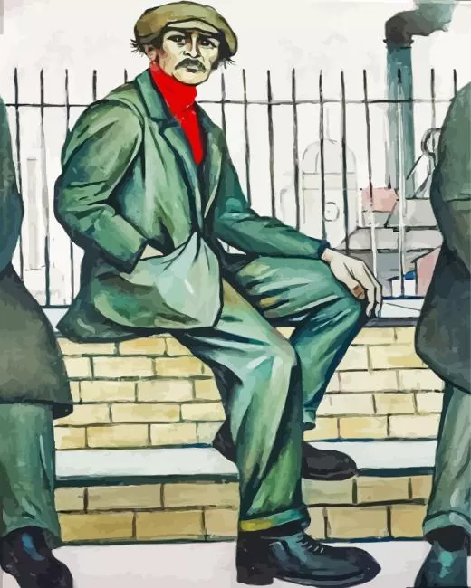 LS Lowry Unemployed Paint By Numbers
